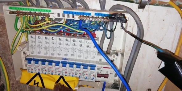 Fire Damage in the Electrical Consumer Unit