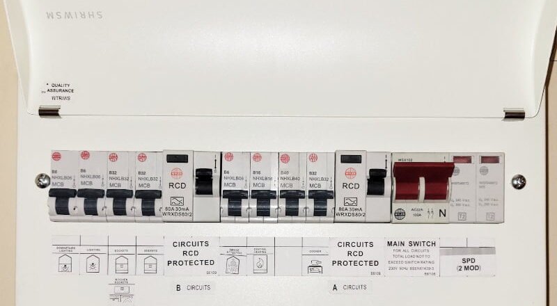 Dual RCD Consumer Unit