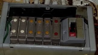 Old Style ceramic fuse box