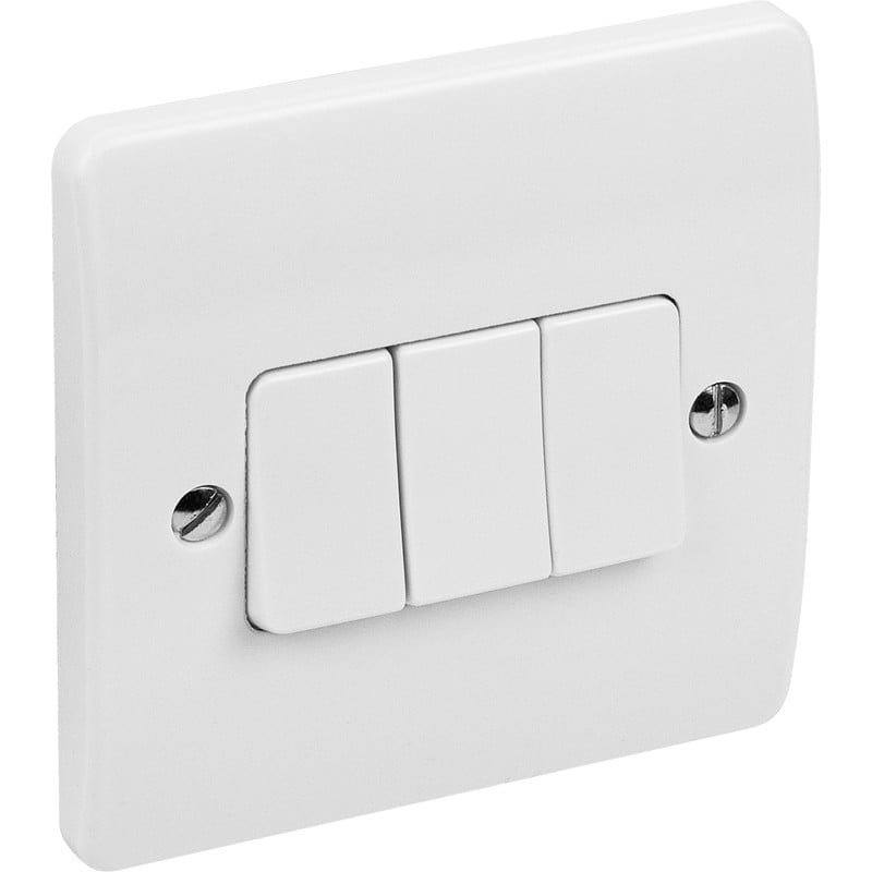 three gang light switch