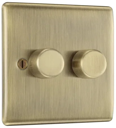 Dimmer Switch for LEDs LED 2 gang Dimmer Switch