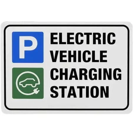 EV Charging point sign